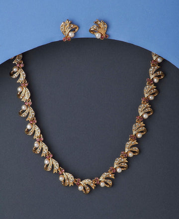 Beautiful Real Pearl Necklace Set - Chandrani Pearls