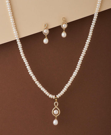 Beautiful Real Pearl Necklace Set - Chandrani Pearls