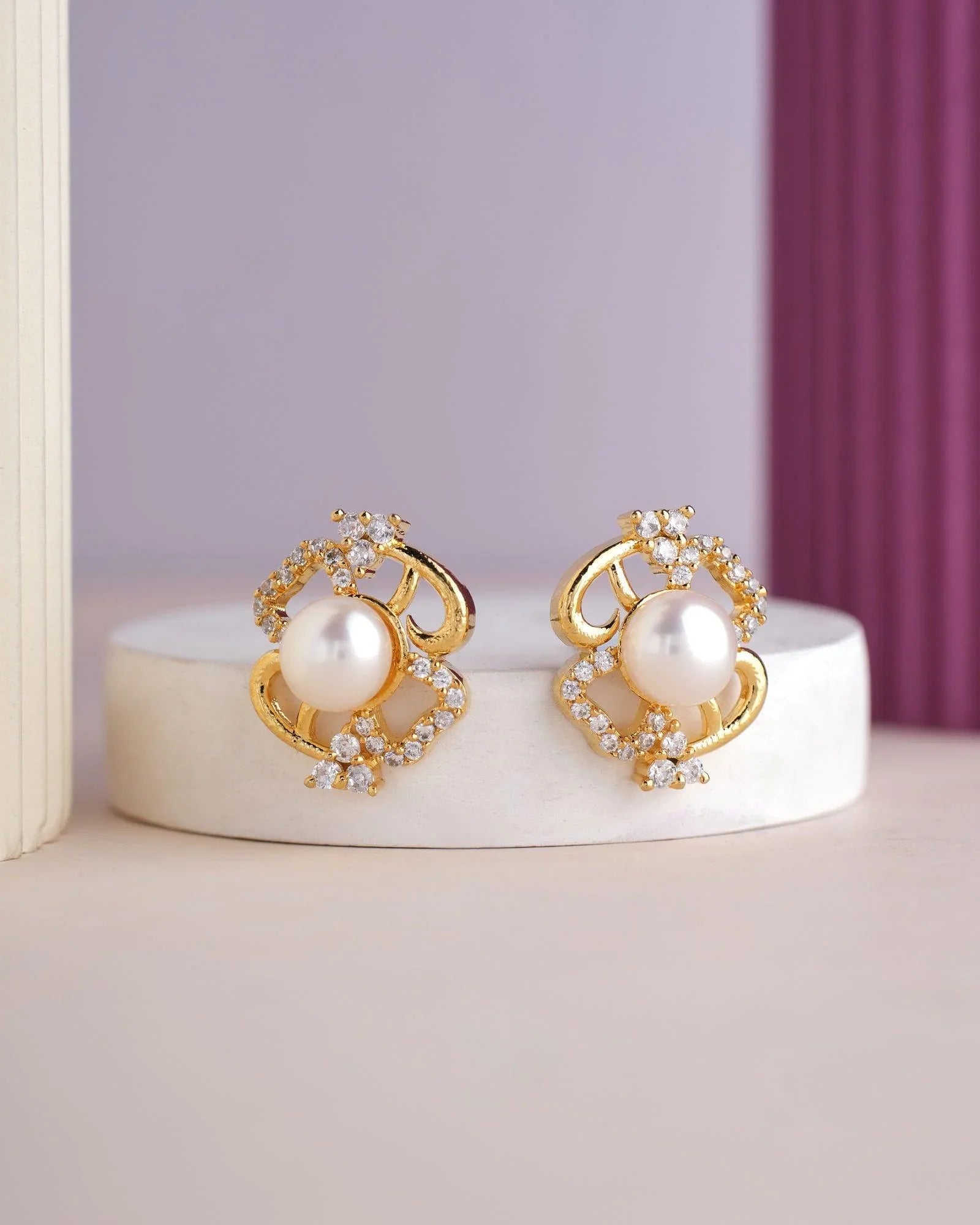 Pearl Hanging Earrings Chandrani Pearls Earring Chandrani Pearls