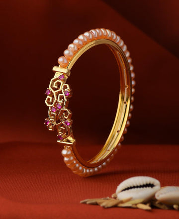 Beautiful and Classy Pearl Bangle - Chandrani Pearls