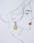 Chandeller Pearl Jhumka - Chandrani Pearls