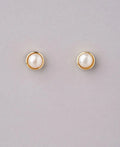 Classy White Pearl Stud Earring - Chandrani Pearls