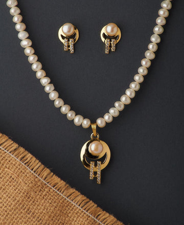 Elegant Real Pearl Necklace Set - Chandrani Pearls