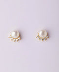 Elegant Real Pearl Stud Earring - Chandrani Pearls