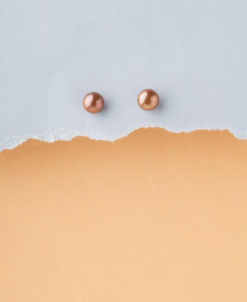 Elegant Real Pearl Stud Earring - Chandrani Pearls
