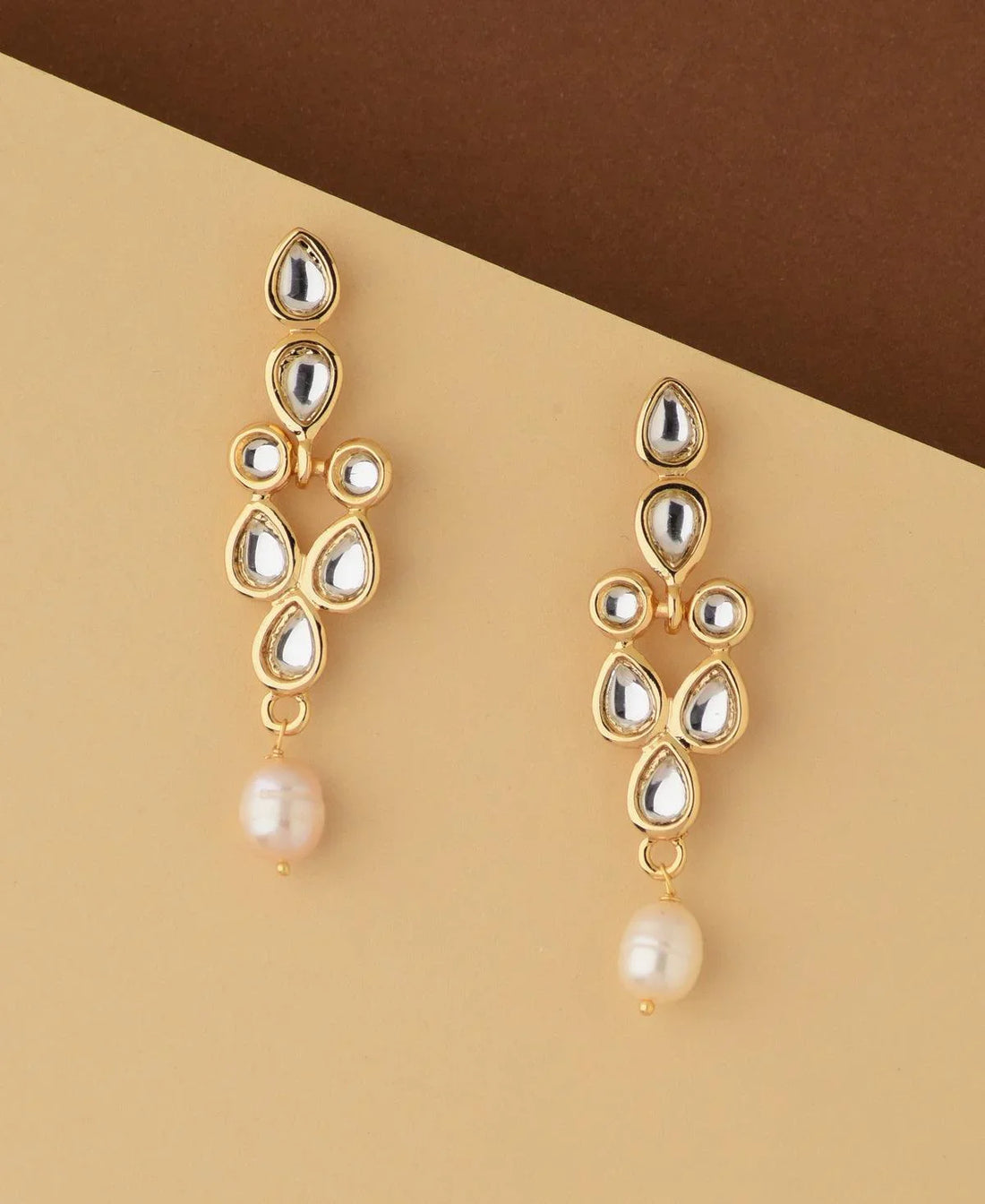 Ethnic Real Pearl Hanging Earring - Chandrani Pearls