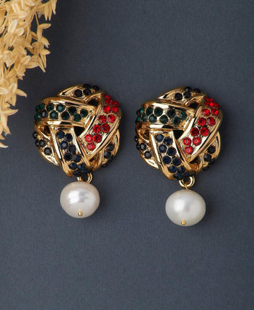 Fashionable Pearl Hanging Earring - Chandrani Pearls