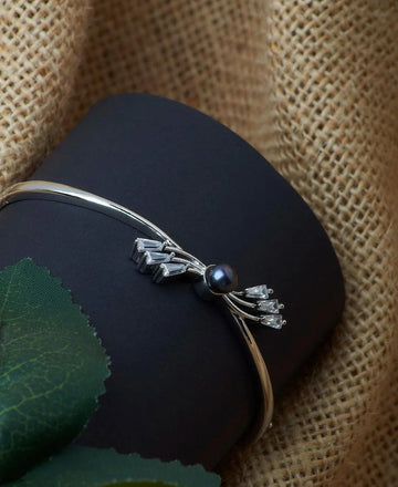 Fashionable Real Pearl Stud Bangle - Chandrani Pearls