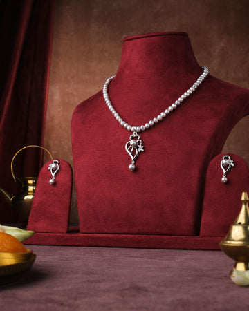 Fasionable Dyed Pearl Necklace Set - Chandrani Pearls