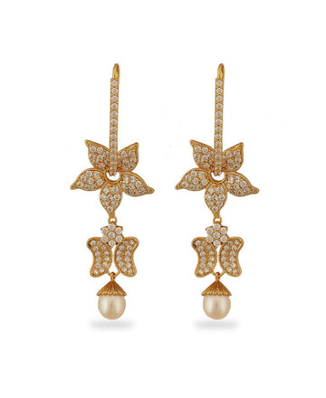 Gorgeous Pearl hanging Earrings - Chandrani Pearls
