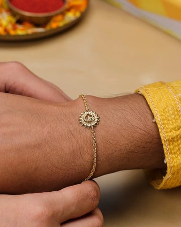 Lovely OM Cute Rakhi for Brother