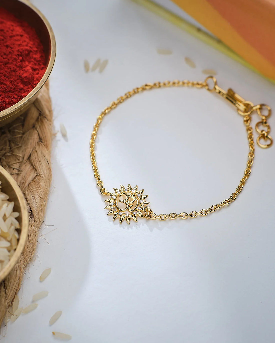 Lovely OM Cute Rakhi for Brother