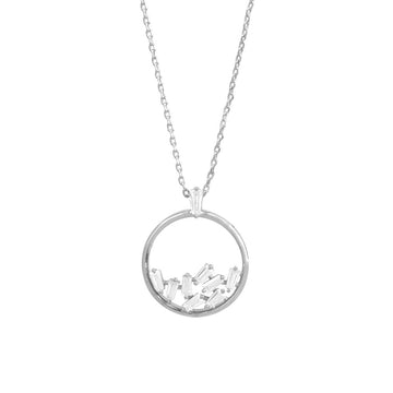Minimalist Halo Pendant - Bold N' Italic