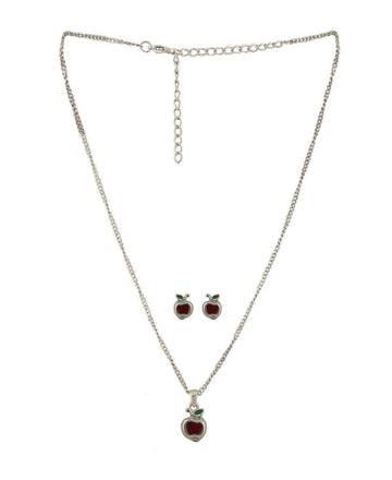 Pretty Apple Kids Pendant Set - Chandrani Pearls