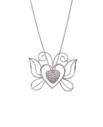 Pretty Silver Pendant - Chandrani Pearls