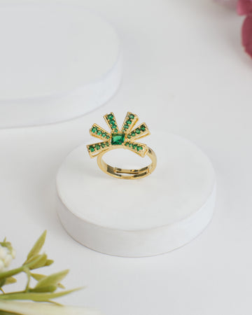 Stone Story Metalic Ring