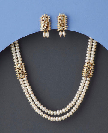 Ravishing Real Pearl Necklace Set - Chandrani Pearls