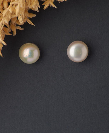 Simple Pearl Stud Earring - Chandrani Pearls