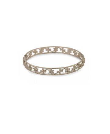 Stunning Stone studded Silver Bangle - Chandrani Pearls
