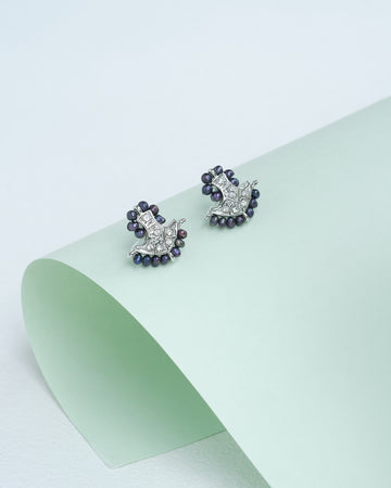 Lustrous pearls, radiant CZ