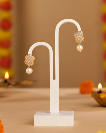 Diwali Delight Pearl Earrings