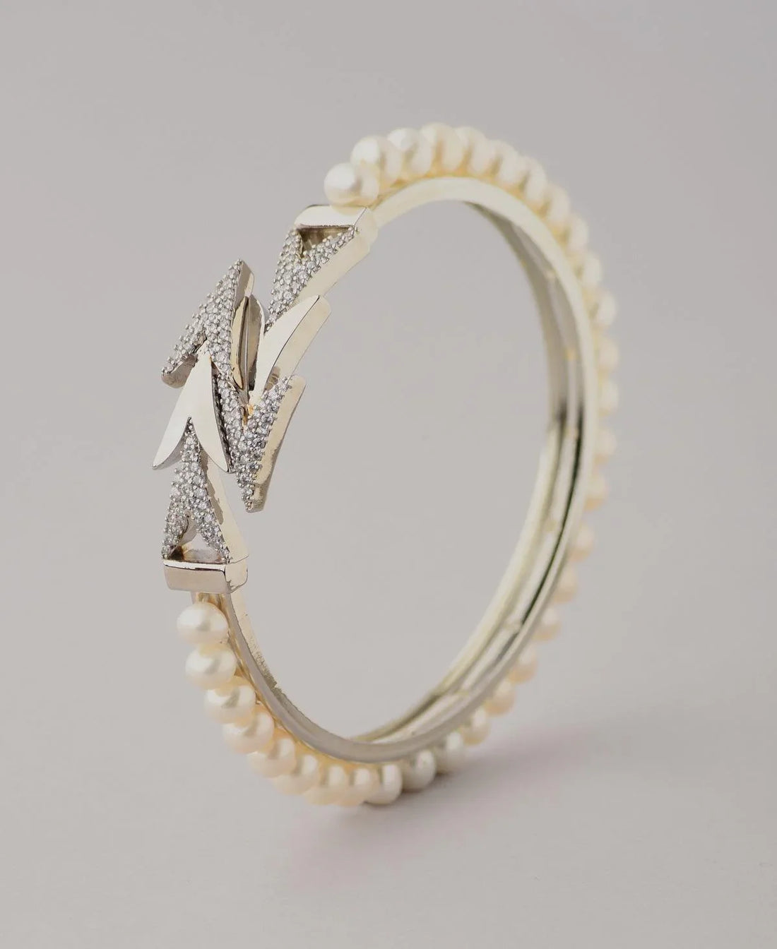 Trendy Real Pearl Bangle - Chandrani Pearls
