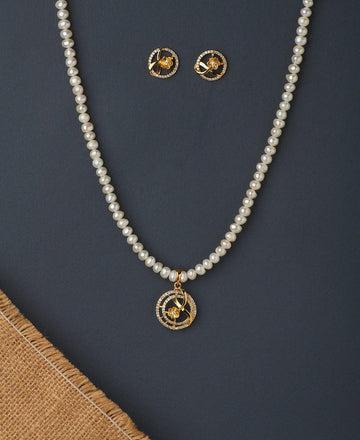 Trendy Real Pearl Necklace Set - Chandrani Pearls
