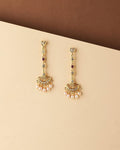 Trendy Stone Studded Pearl Earring - Chandrani Pearls