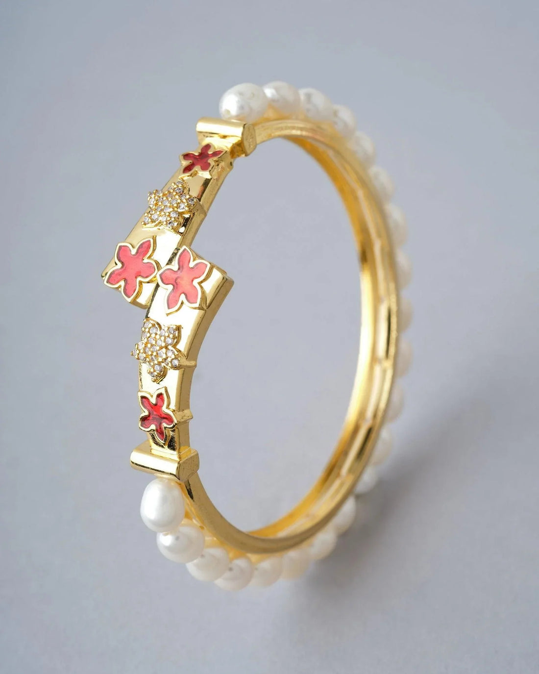 Twinkling Stars Pearl Bangle - Chandrani Pearls