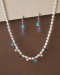 Wrapped In The Night-Sky Pearl Necklace Set - Chandrani Pearls