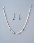 Wrapped In The Night-Sky Pearl Necklace Set - Chandrani Pearls