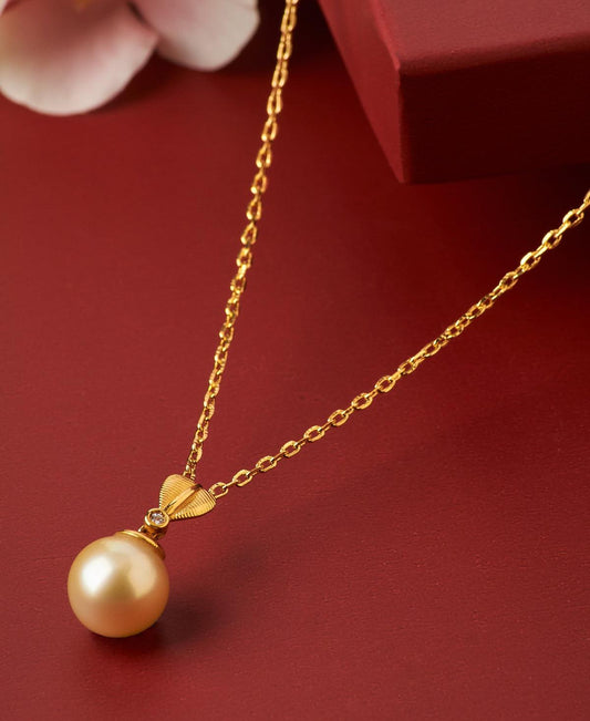 Adore Love Gold Pendant - Chandrani Pearls