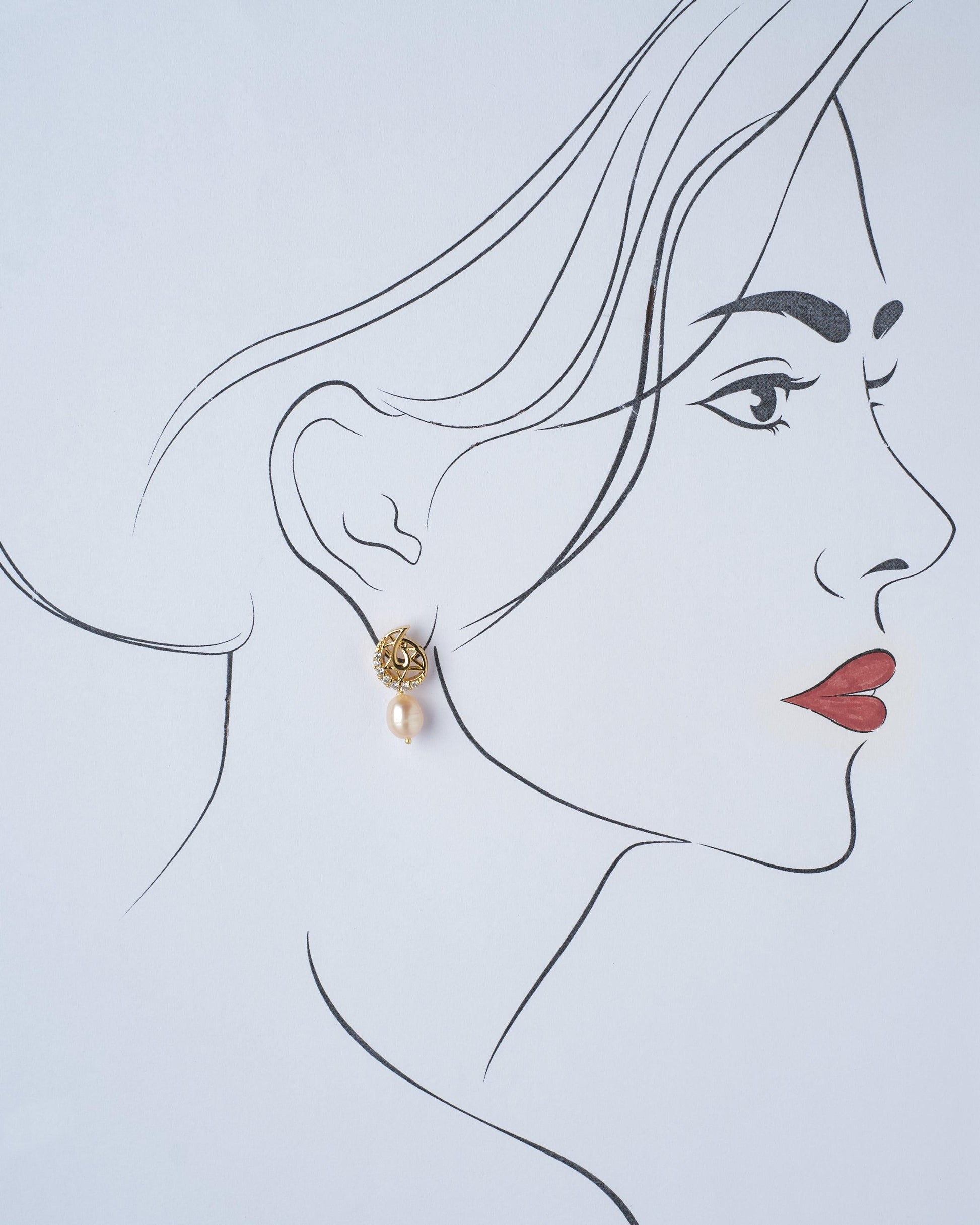 Pretty Drop Pearl Earring - Chandrani Pearls