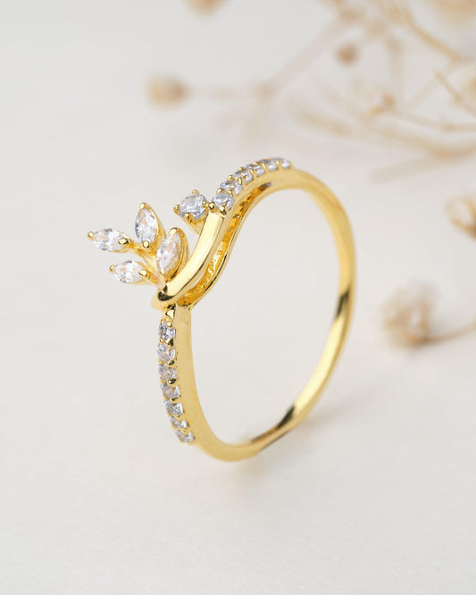 Radiance Floral Diamond Ring - Chandrani Pearls