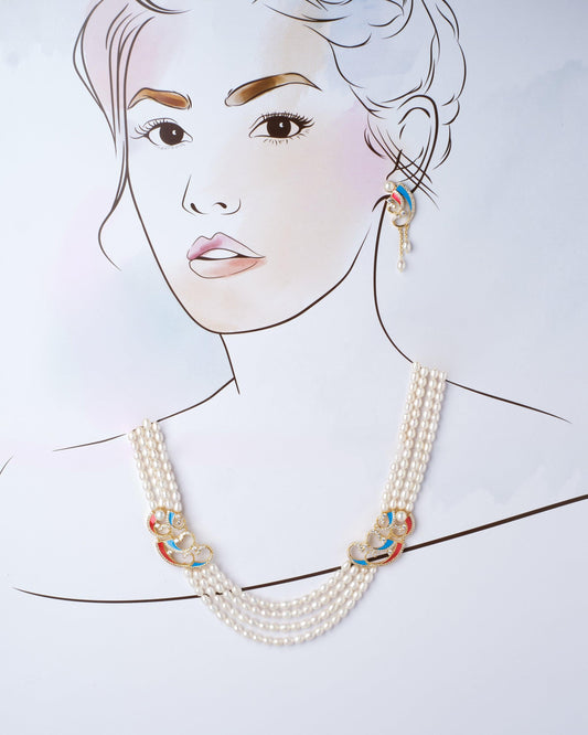 Ravishing Pearl Necklace Set - Chandrani Pearls