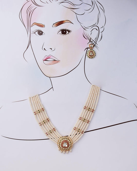 Royal Pearl Necklace Set - Chandrani Pearls