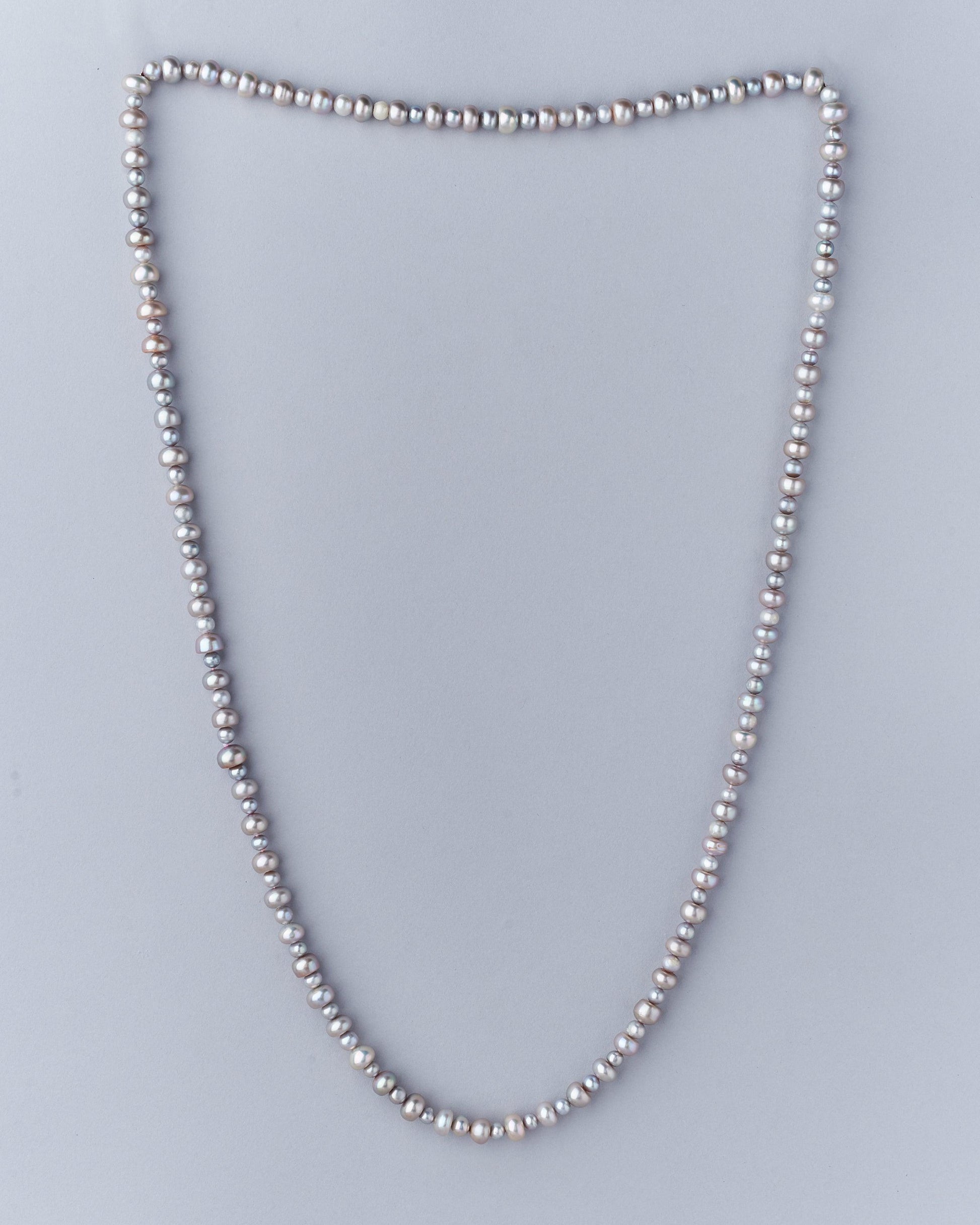 Trendy Single line Pearl Necklace - Chandrani Pearls