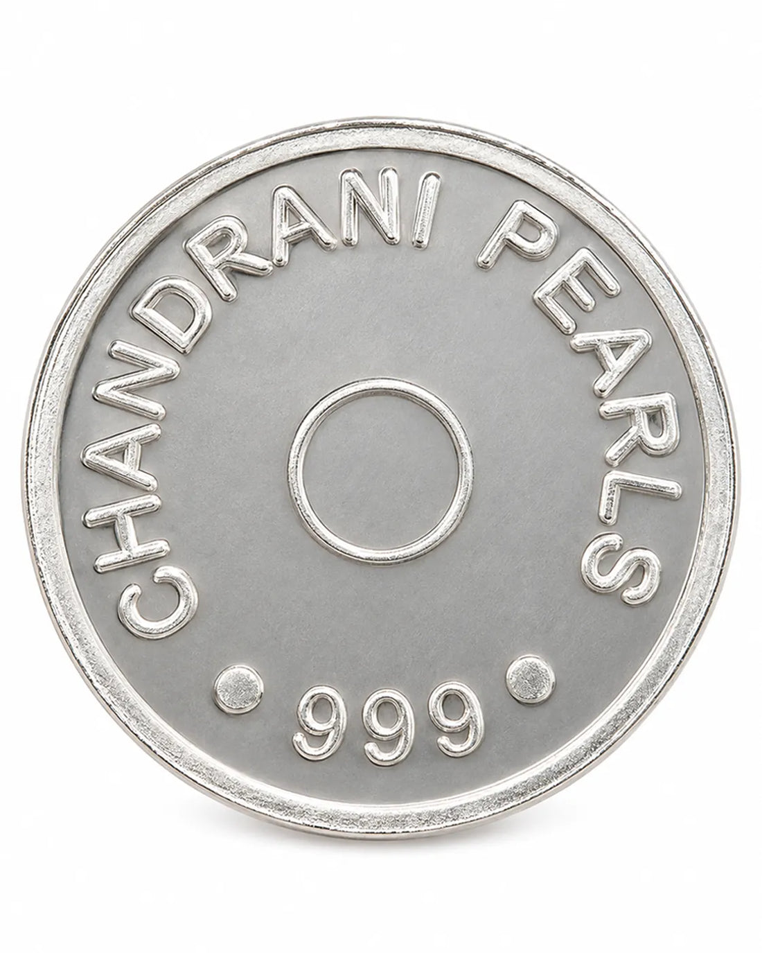 999 Purity Lakshmi Ganesha Embossed 10 GM Silver Coin