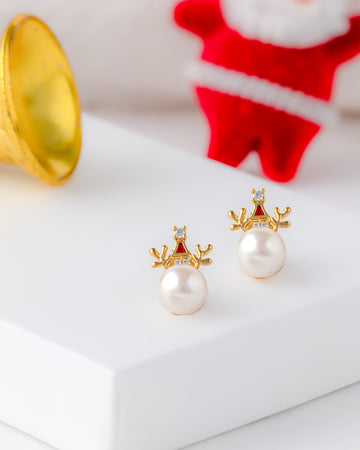 Christmas Magic Pearl Studs