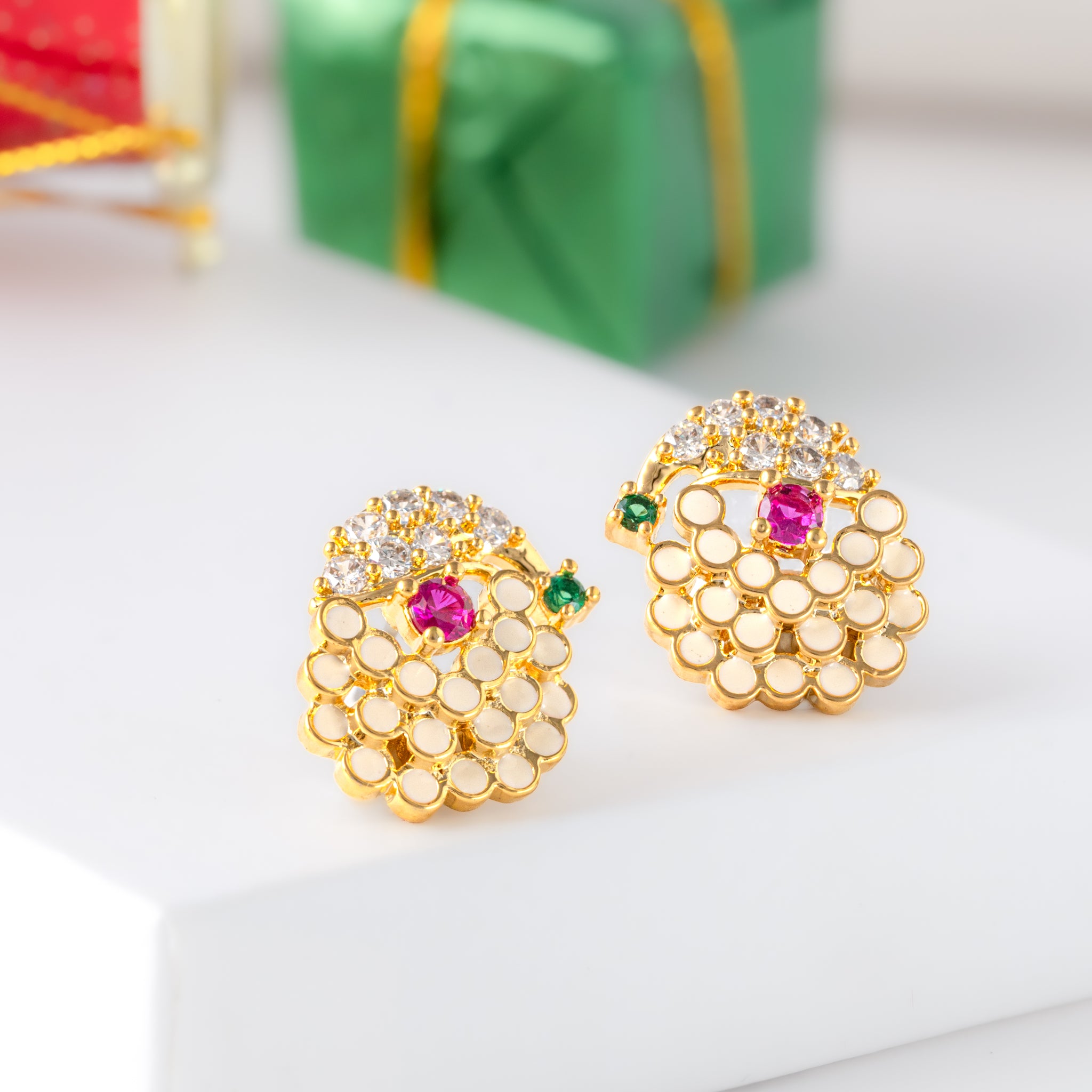 Winter Lights Pearl Earrings