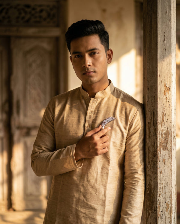 Elegant Pearl & Marquise CZ Feather Brooch