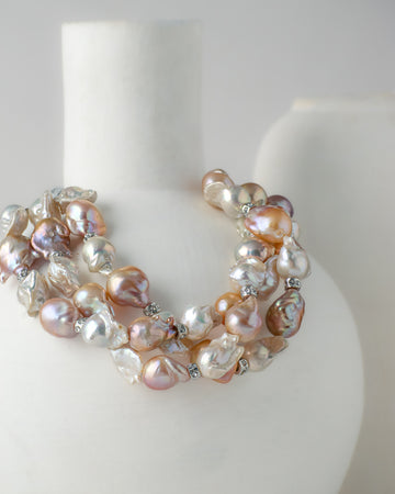 Luxury Baroque Freshwater Pearl Choker