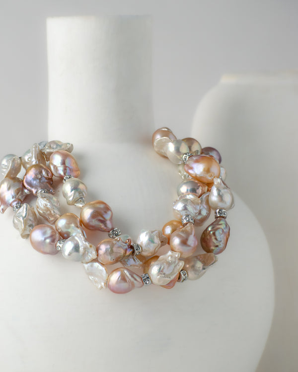 Luxury Baroque Freshwater Pearl Choker