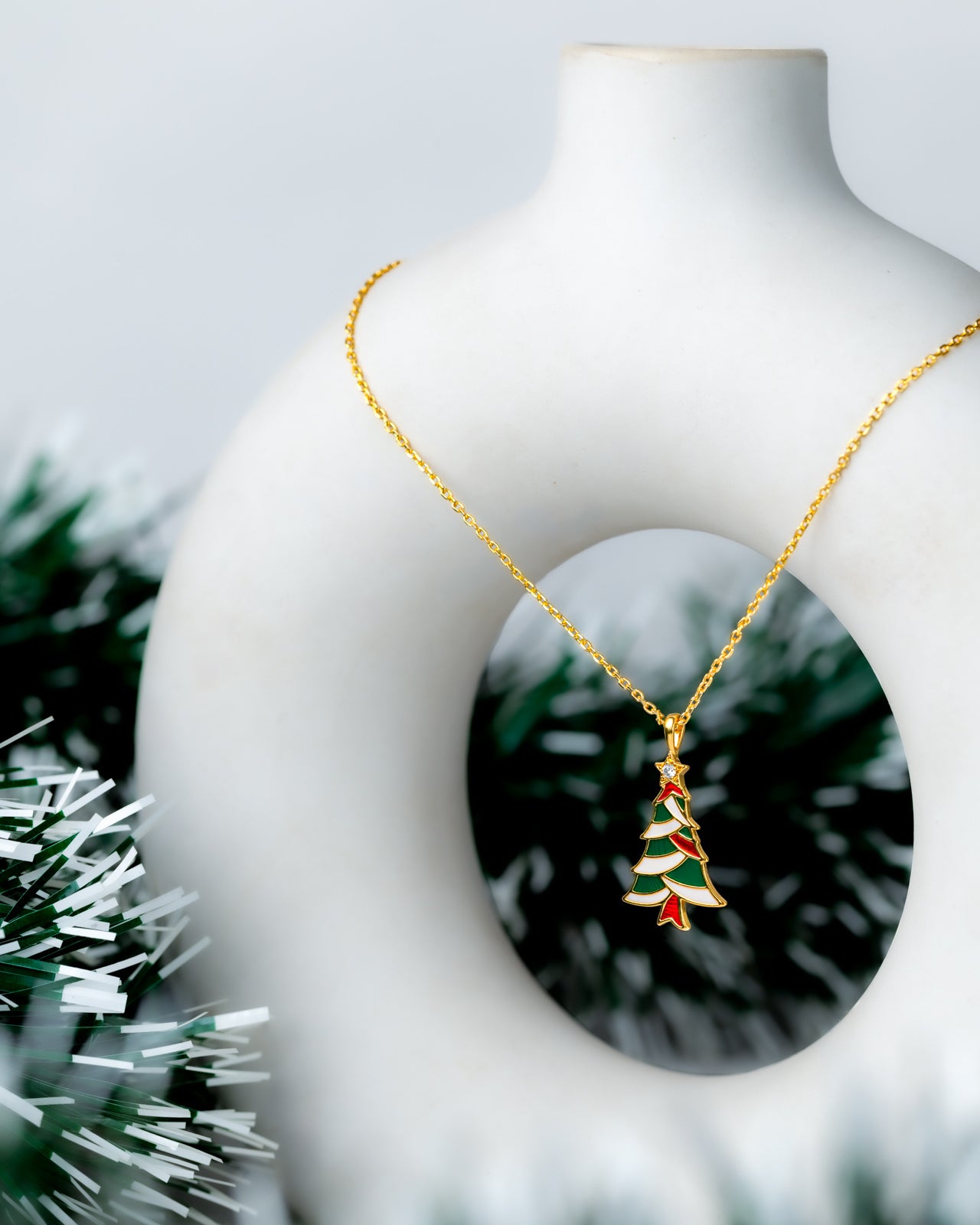 Sparkling Christmas Tree Pendant