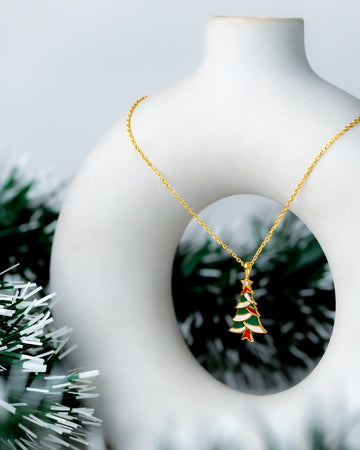 Sparkling Christmas Tree Pendant