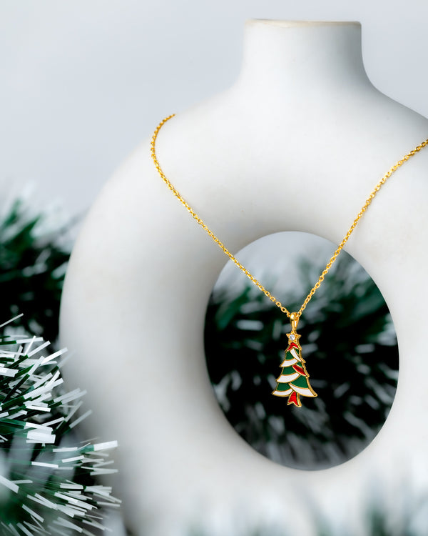 Sparkling Christmas Tree Pendant