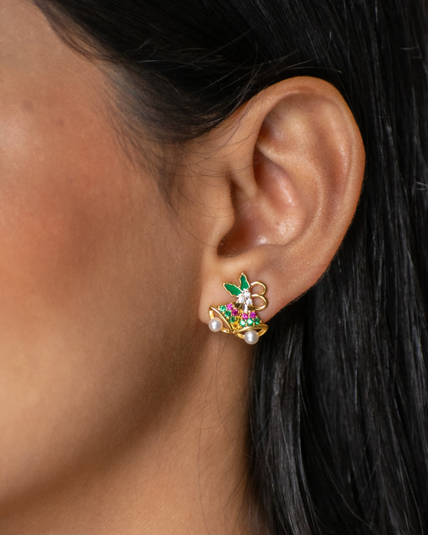 Festive Dream Pearl Earrings