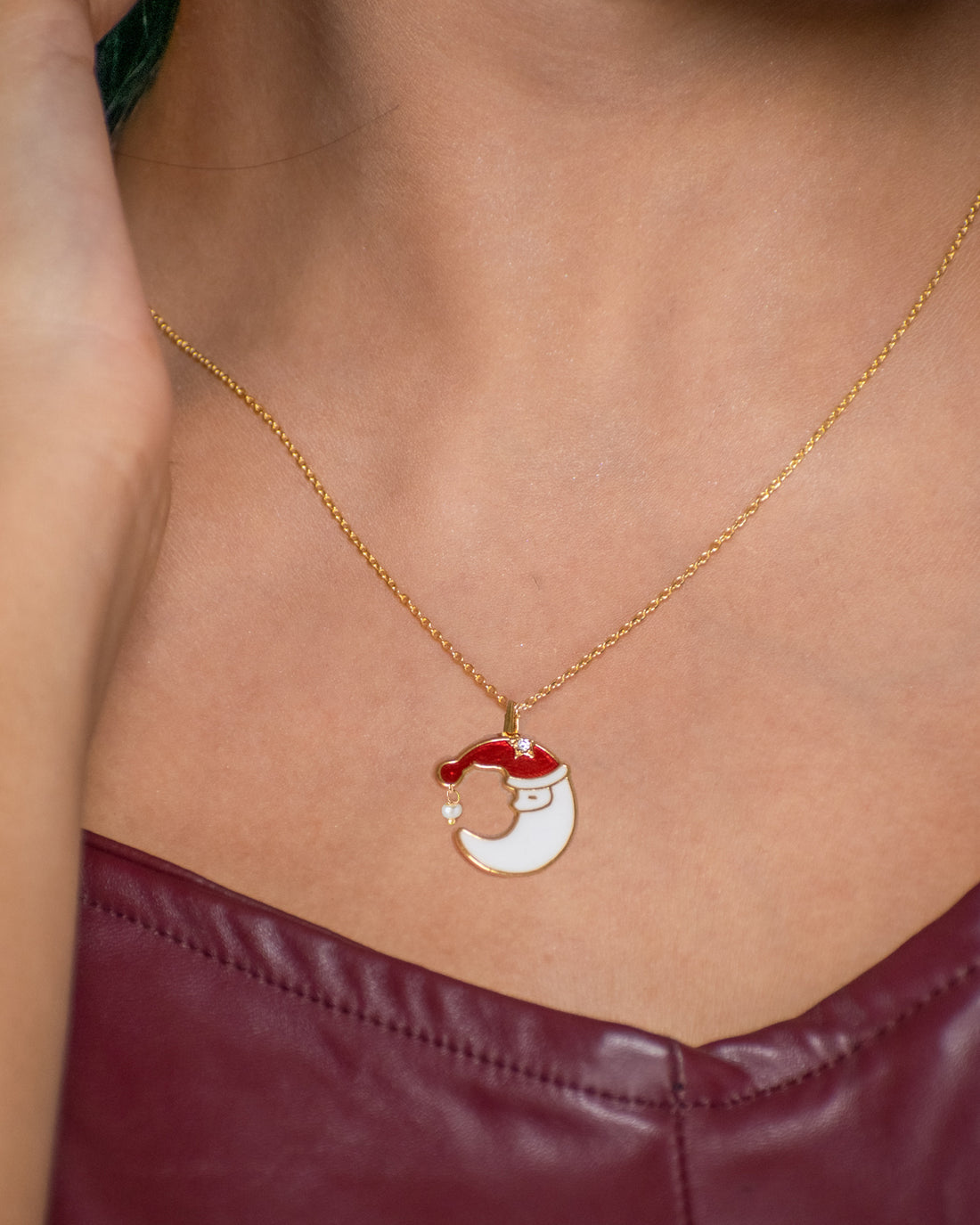 Lunar Glow Christmas Pendant