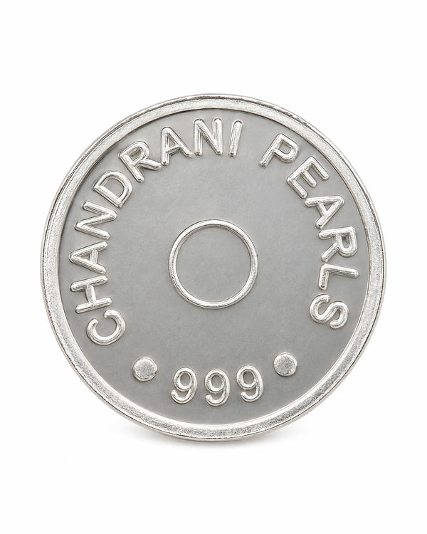 999 Purity Lakshmi Ganesha Embossed 5 GM Silver Coin