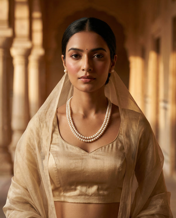 Elegant Double-Strand Pearl Mala